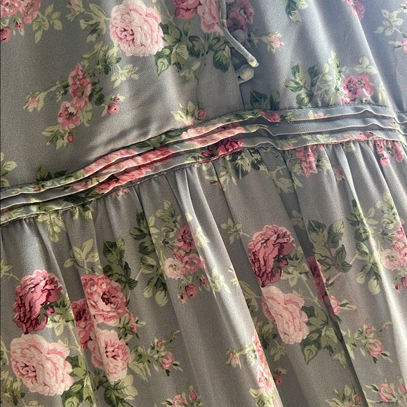 Dainty Jewells Gray and Pink Floral Dress - Picture 4 of 6